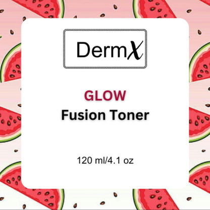 🍉 DermX Glow & Fusion Toner – Refresh, Hydrate & Glow with a Hint of Watermelon! ✨