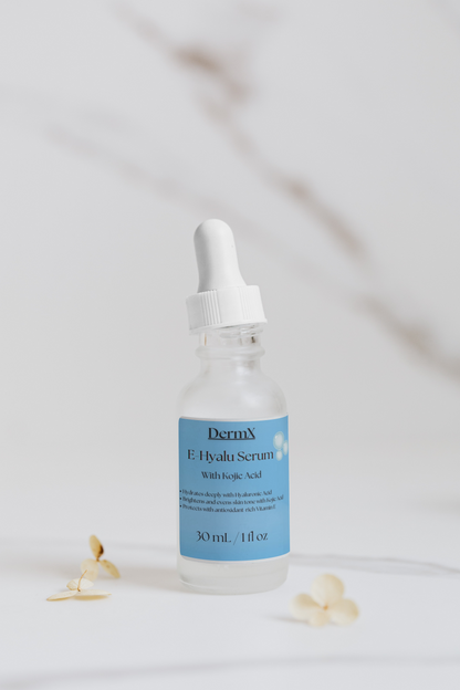 ✨ DermX E-Hyalu Serum with Kojic Acid – Brighten, Hydrate & Glow ✨